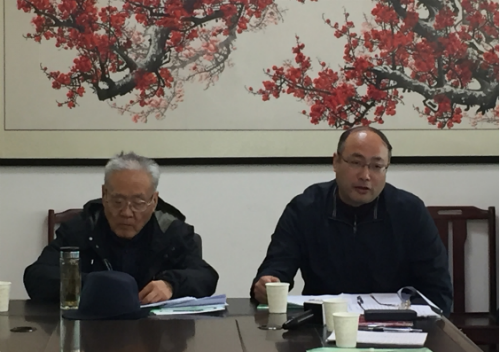 （左：原周口地區(qū)常委秘書長梁祖靈 ；右：鄲城縣委常委組織部長侯磊 ）