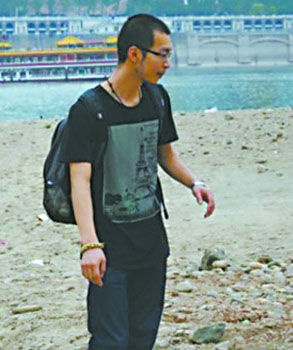 喜歡考古的小楊。受訪(fǎng)者供圖