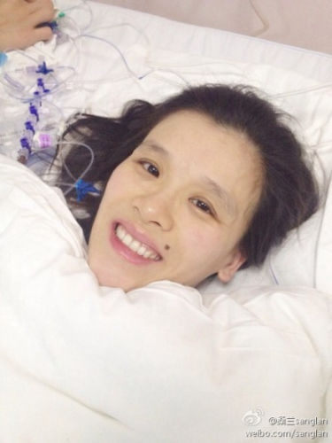 　圖片來源;桑蘭微博。