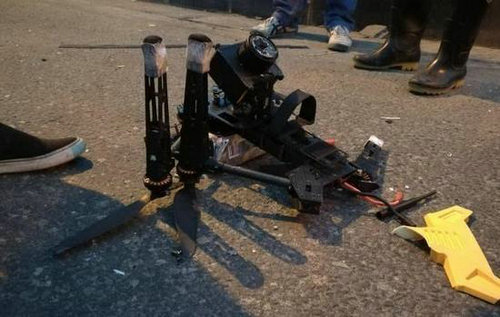 寧波一“黑飛”無人機(jī)墜落砸貨車2人受傷