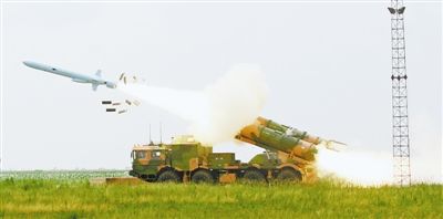 導彈發(fā)射。林曉營攝