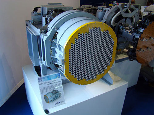 俄羅斯制造的相控陣?yán)走_（資料圖）