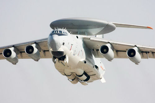 資料圖：國(guó)產(chǎn)大型預(yù)警機(jī)——空警2000。