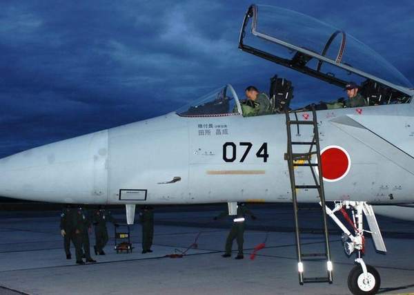 日本的F-15戰(zhàn)斗機(jī)。