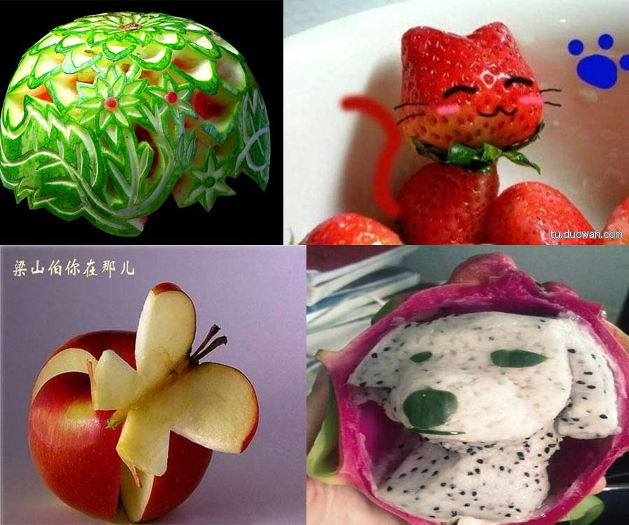 好看又爽口！那些創(chuàng)意十足的水果雕刻藝術