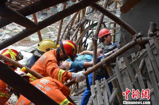 事故現(xiàn)場。丁強 攝